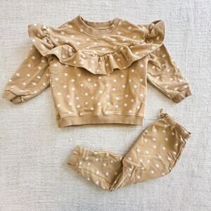 Quincy Mae Organic Cotton Lounge Set GUC 2/3